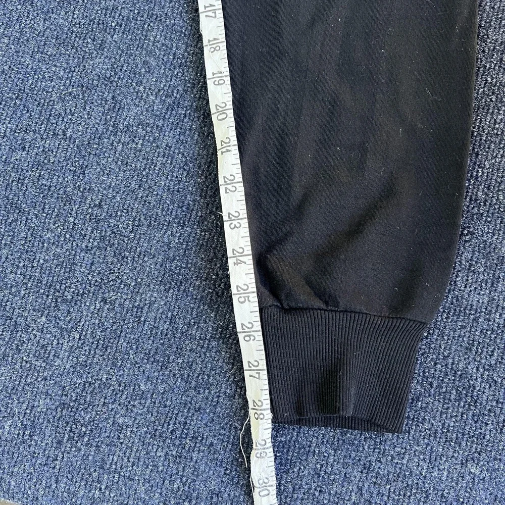 True Religion‎ Pants Mens Small Black Joggers Loungewear Gold Logo Sweatpants